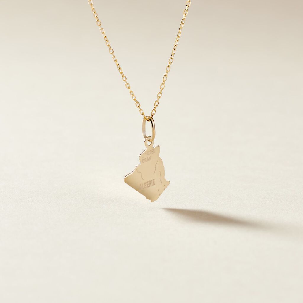 Pendentif Gaietana Algerie Or Jaune - Pendentifs Famille | Histoire d’Or