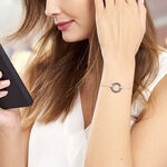 Bracelet Bertillianne Argent Blanc C&eacute;ramique Et Oxyde De Zirconium - Bracelets Femme | Histoire d&rsquo;Or