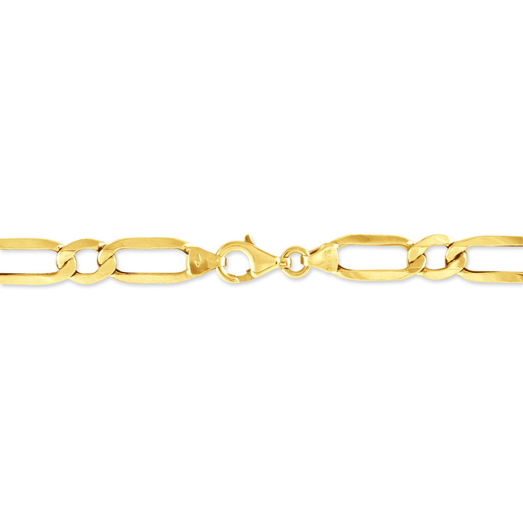 Bracelet Ophelio Maille Alternee 1/1 Or Jaune - Bracelets chaîne Homme | Histoire d’Or