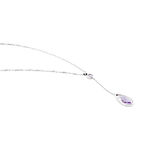 Collier Dennis Or Blanc Amethyste - Colliers Femme | Histoire d&rsquo;Or