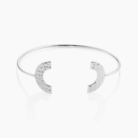 Jonc Harper Argent Blanc - Bracelets joncs Femme | Histoire d’Or