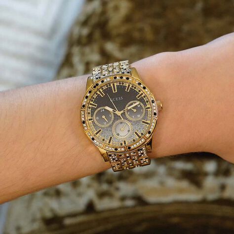 Montre Guess Cascade Noir - Montres Femme | Histoire d’Or