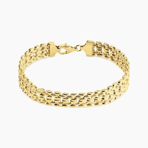 Bracelet Allure Argent Jaune - F&ecirc;te des m&egrave;res Femme | Histoire d&rsquo;Or