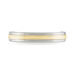 Alliance 1 Anneau Raye Ruban Plat Or Bicolore - Alliances Unisex | Histoire d’Or