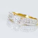 Bague Solitaire Stockholm Or Jaune Diamant Synthetique - Bagues solitaires Femme | Histoire d&rsquo;Or