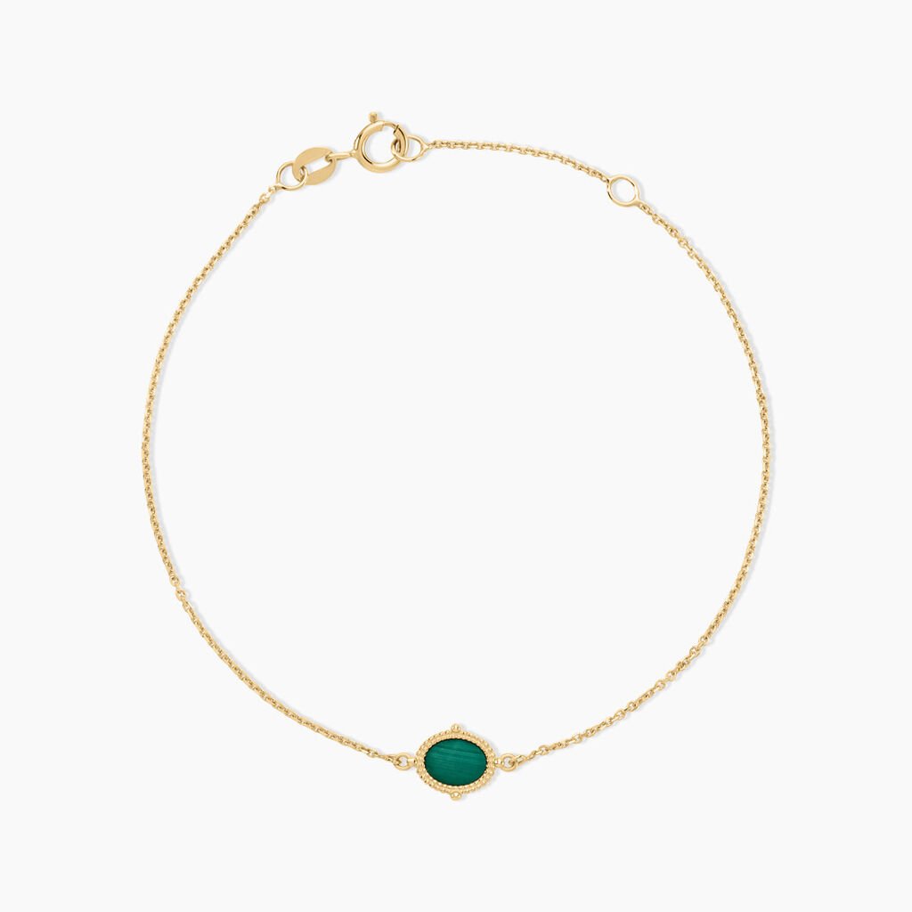 Bracelet Mirage Or Jaune Malachite - Bracelets Femme | Histoire d’Or