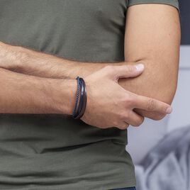 Bracelet Romain Acier Blanc - Bracelets fantaisie Homme | Histoire d’Or