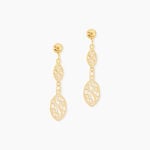 Boucles D'oreilles Pendantes Artemisia Or Jaune - Boucles d'oreilles pendantes Femme | Histoire d&rsquo;Or