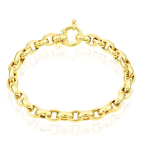 Bracelet Jodie Maille Jaseron Or Jaune - Bracelets chaîne Femme | Histoire d’Or