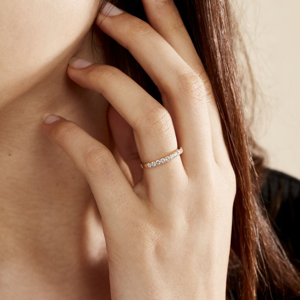 Alliance Pristina Or Jaune Diamant - Alliances Femme | Histoire d’Or