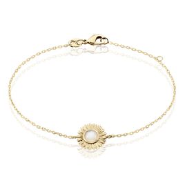 Bracelet Plaqué Or Jaune Lelio Pierre De Lune - Bracelets fantaisie Femme | Histoire d’Or