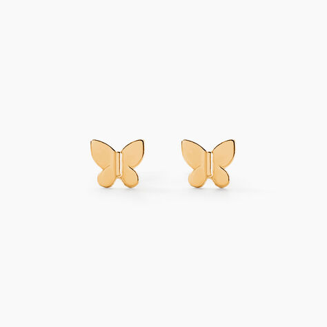 Boucles D'oreilles Puces Siri Or Jaune - Clous d'oreilles Enfant | Histoire d’Or