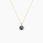 Collier Jodocus Or Jaune Perle De Tahiti Oxyde Zirconium - Colliers Femme | Histoire d&rsquo;Or