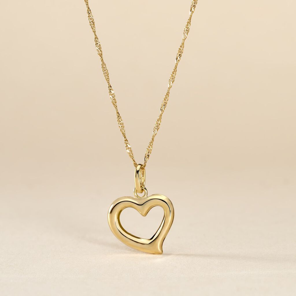 Pendentif Eudocie Coeur Bombe Or Jaune - Pendentifs Femme | Histoire d’Or