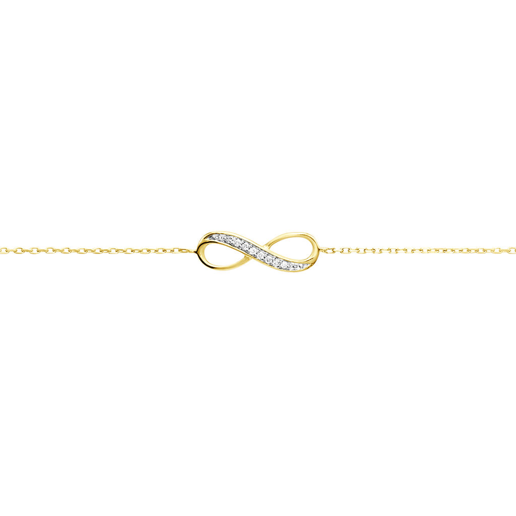 Bracelet Or Jaune Akulina Diamants - Bracelets Femme | Histoire d’Or