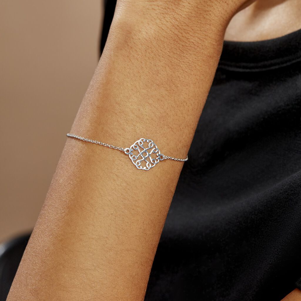Bracelet Lev Argent Blanc - Bracelets Femme | Histoire d’Or
