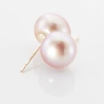 Boucles D'oreilles Puces Kesya Or Jaune Perle De Culture - Clous d'oreilles Femme | Histoire d&rsquo;Or