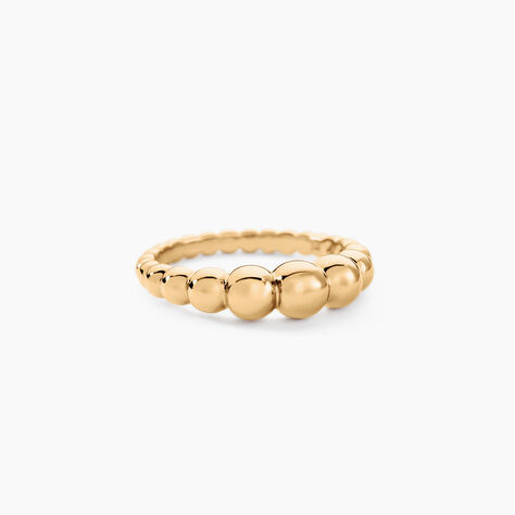 Bague Golden Beans Plaque Or Jaune - Bagues fantaisie Femme | Histoire d’Or