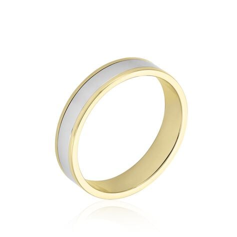Alliance Hevan Ruban Or Bicolore - Alliances Unisex | Histoire d’Or