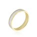 Alliance Hevan Ruban Or Bicolore - Alliances Unisex | Histoire d’Or