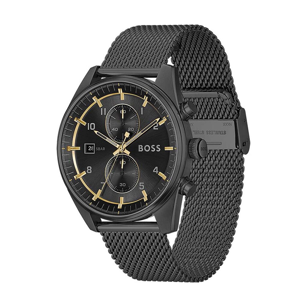 Montre Boss Skytraveller Noir - Montres Homme | Histoire d&rsquo;Or