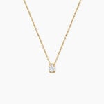Collier Zilda Argent Dor&eacute; A L'Or 750/1000 Oxyde De Zirconium - Colliers Femme | Histoire d&rsquo;Or