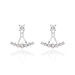 Bijoux D'oreilles Kyoto Or Blanc Oxyde De Zirconium - Ear cuffs Femme | Histoire d’Or