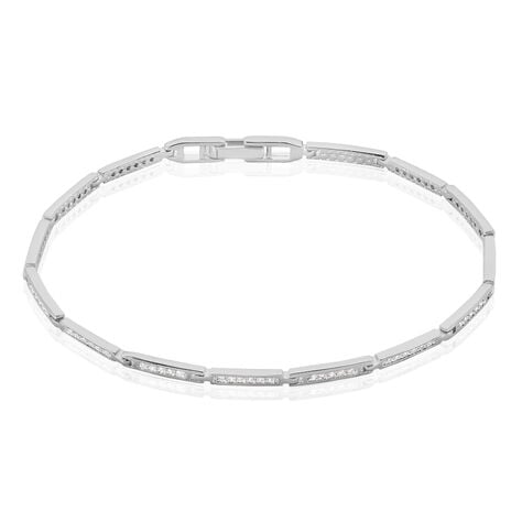 Bracelet Celoni Argent Blanc Oxyde De Zirconium - Bracelets Femme | Histoire d&rsquo;Or