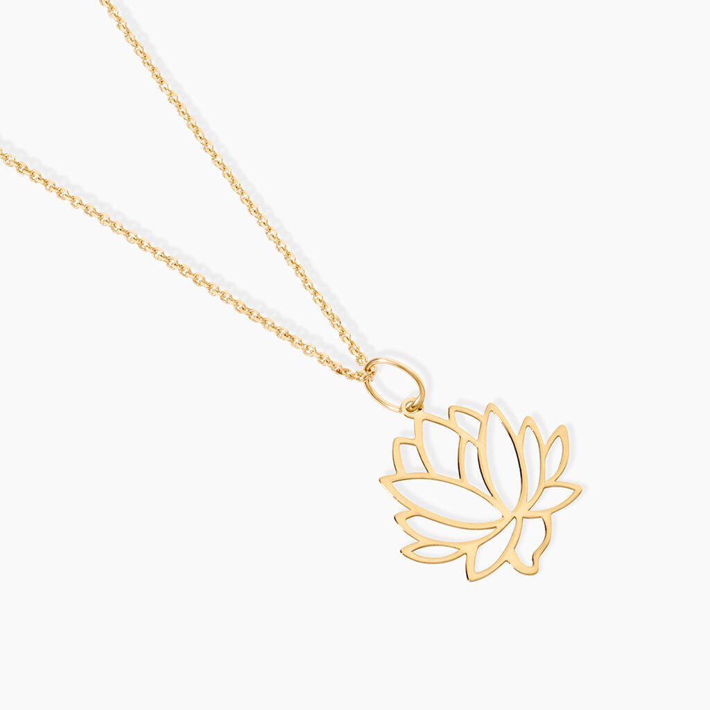 Pendentif Hadaya Lotus Or Jaune - Pendentifs Femme | Histoire d&rsquo;Or