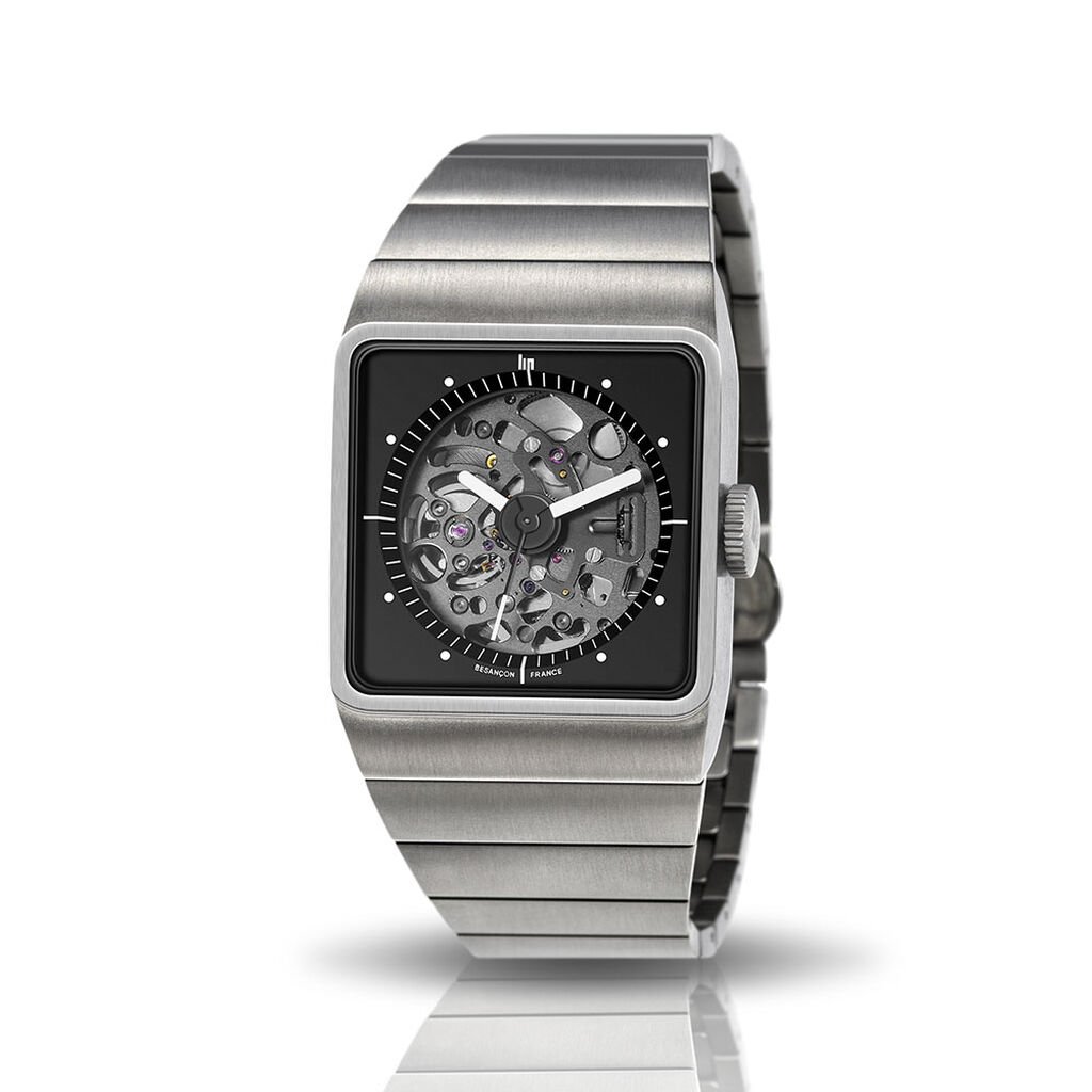 Montre Lip Big Titane Noir - Montres Homme | Histoire d’Or