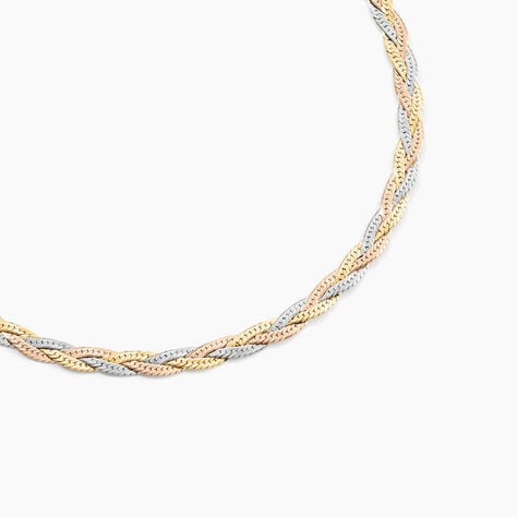 Collier Elae Argent Tricolore - Chaines Femme | Histoire d&rsquo;Or