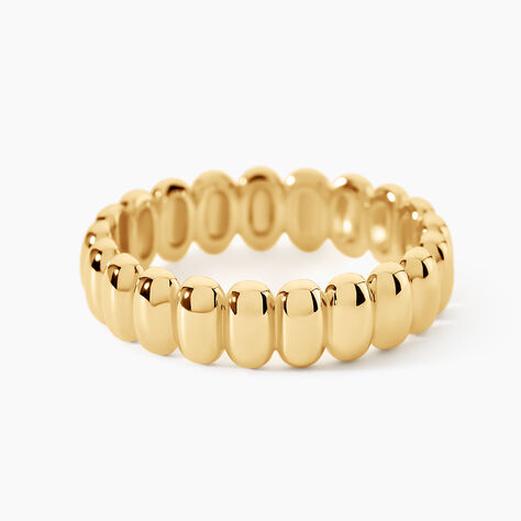 Bague Vahan Argent Dor&eacute; A L'Or 750/1000 - Bijoux sans pierre Femme | Histoire d&rsquo;Or