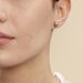 Boucles D'oreilles Puces Fidelia Boule Or Blanc - Clous d'oreilles Femme | Histoire d’Or