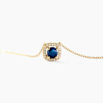Collier Cosimo Or Jaune Saphir Diamant - Colliers Femme | Histoire d&rsquo;Or