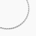 Collier Cacilda Maille Corde Argent Blanc - Chaines Femme | Histoire d’Or
