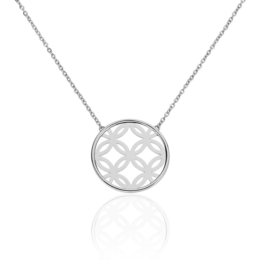 Collier Danyl Acier Blanc - Colliers fantaisie Femme | Histoire d&rsquo;Or