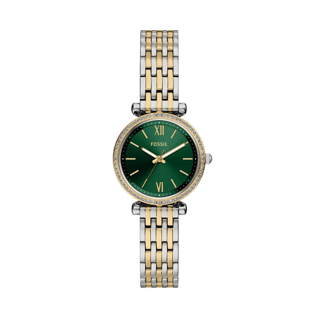 Montre Fossil Carlie Mini Vert - Montres Femme | Histoire d&rsquo;Or