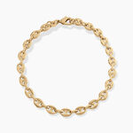 Bracelet William Plaqu&eacute; Or Jaune - Bracelets cha&icirc;ne Femme | Histoire d&rsquo;Or