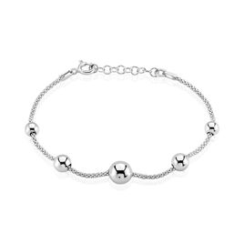 Bracelet Catarina Argent Blanc - Bracelets fantaisie Femme | Histoire d’Or