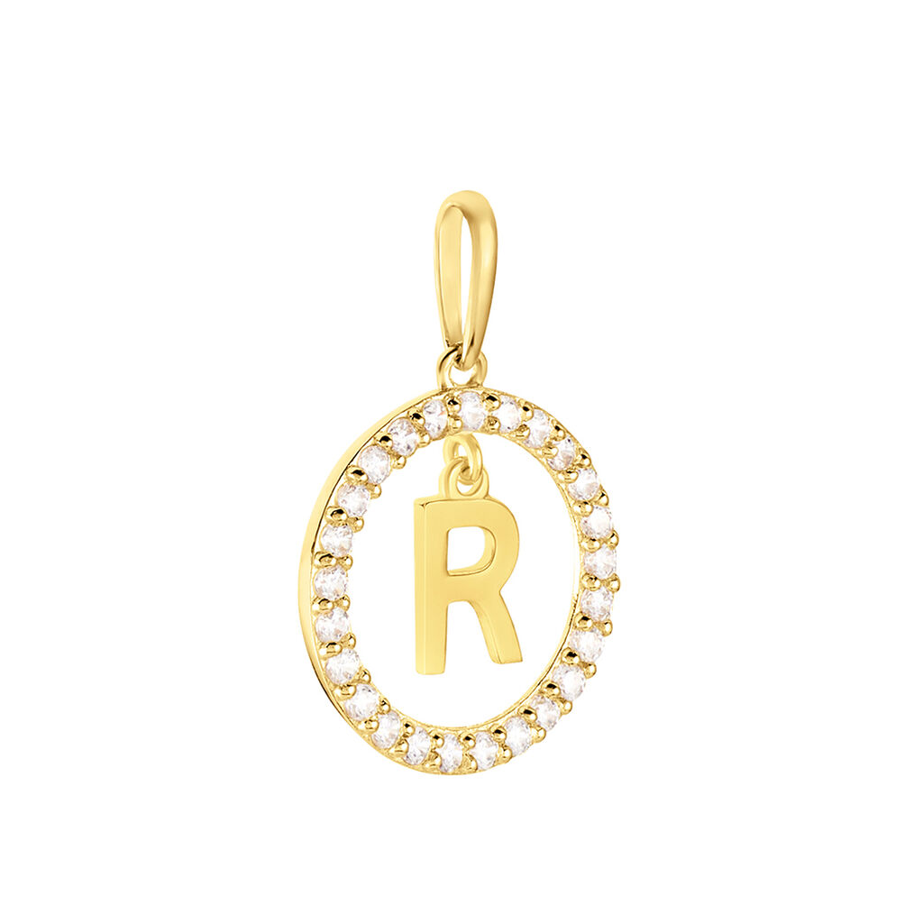 Pendentif Gabe Or Jaune Oxyde De Zirconium - Pendentifs Femme | Histoire d’Or