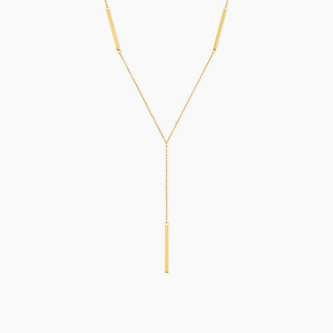 Collier Eilish Acier Jaune - Sautoirs Femme | Histoire d&rsquo;Or
