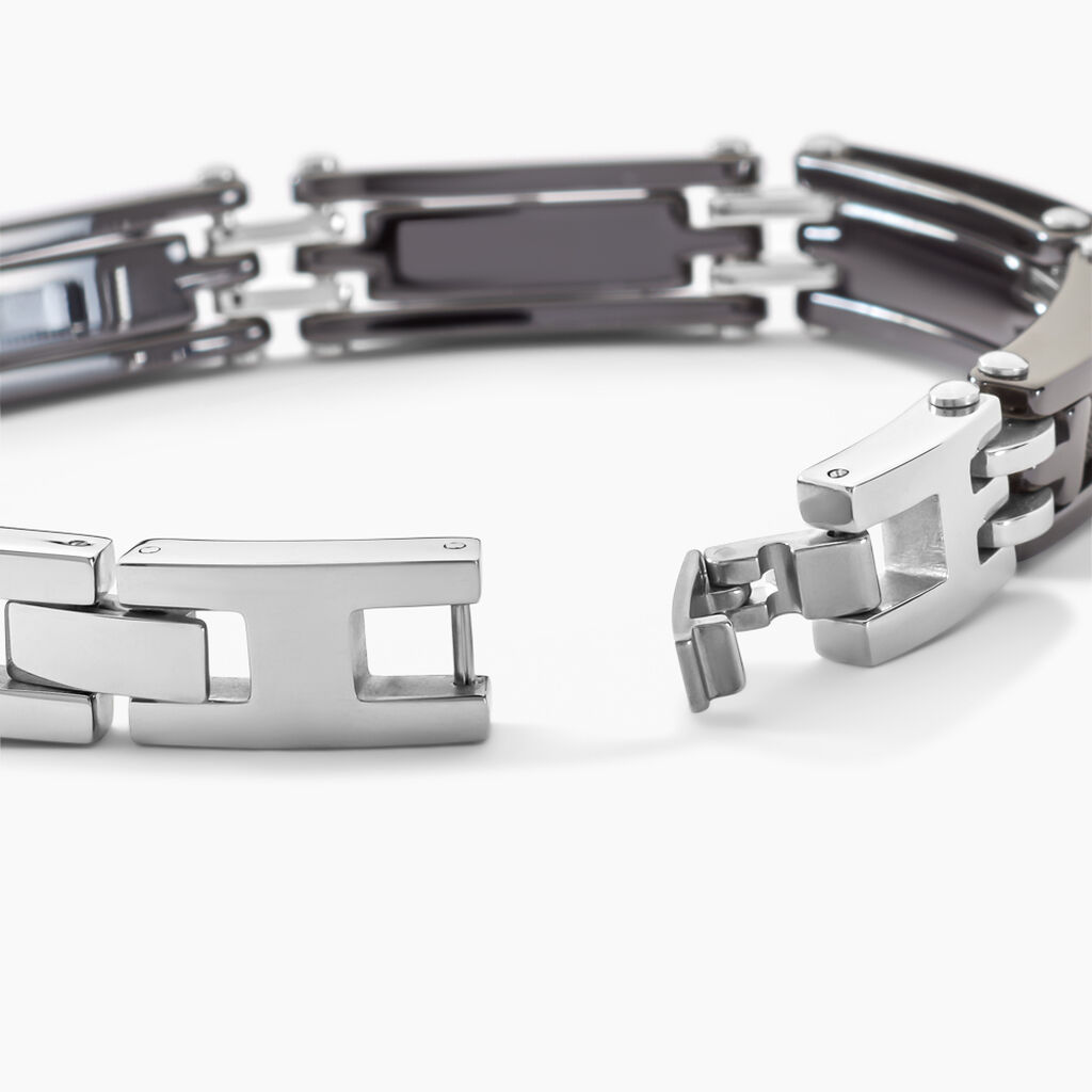 Bracelet Acier Blanc - Bracelets Homme | Histoire d’Or