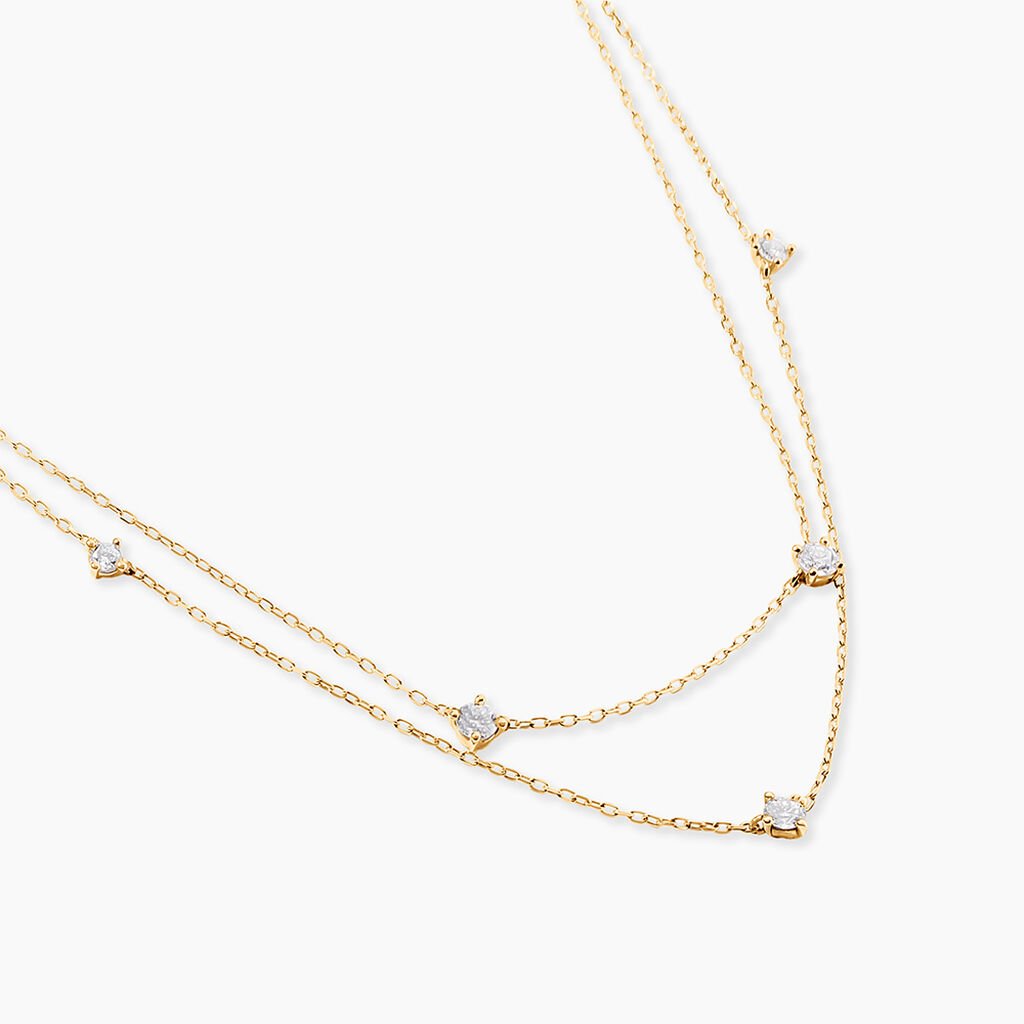 Collier Madhav Or Jaune Diamant Synthétique - Nouveautés Femme | Histoire d’Or