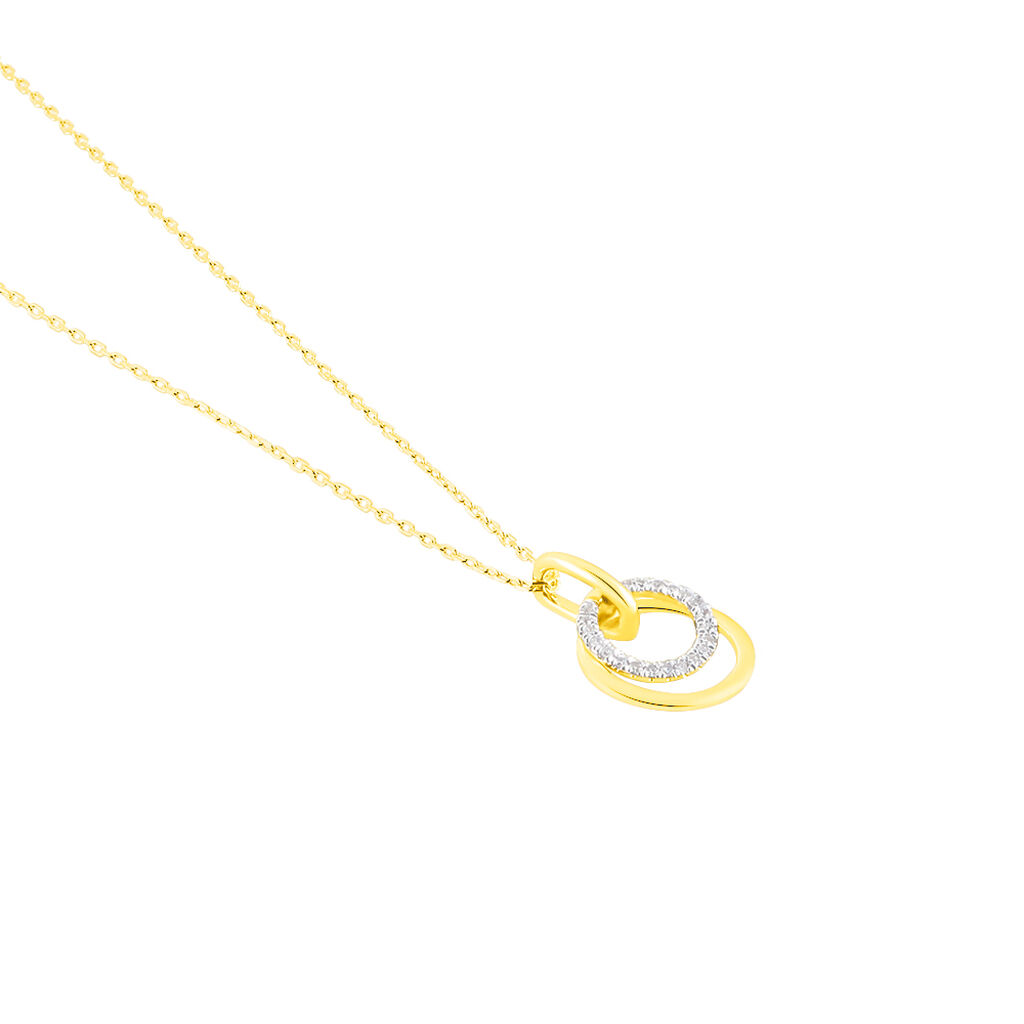 Collier Megan Or Jaune Diamant - Colliers Femme | Histoire d&rsquo;Or