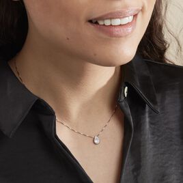 Collier Cherice Argent Blanc Oxyde De Zirconium - Colliers fantaisie Femme | Histoire d’Or