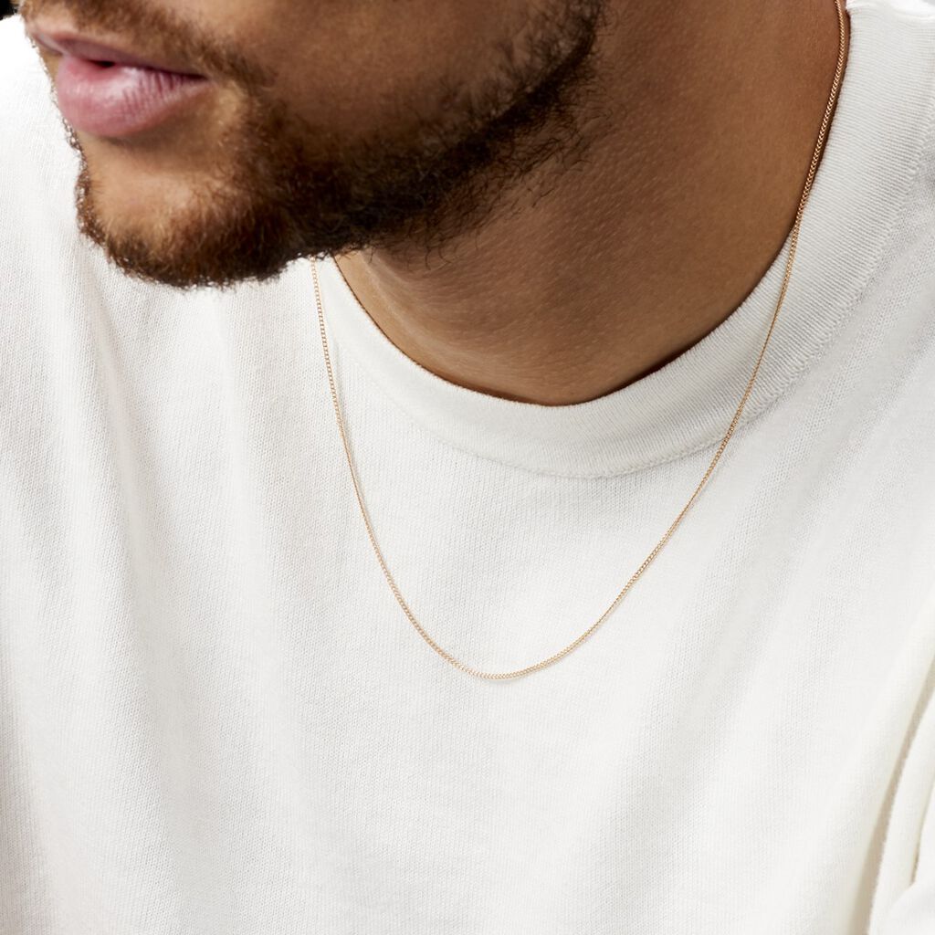 Collier Plaqu&eacute; Or Jaune Clement - Chaines Homme | Histoire d&rsquo;Or