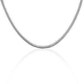 Collier Maille Argent Blanc Christine - Chaines Femme | Histoire d’Or