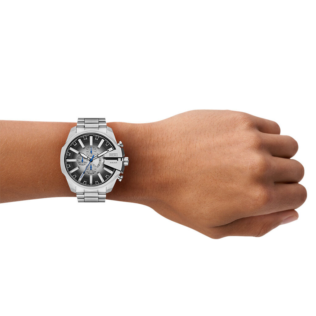 Montre Diesel Mega Chief Slim Noir - Nouveautés Homme | Histoire d’Or