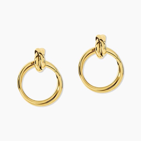 Boucles D'oreilles Pendantes Allobrox Acier Dore - Boucles d'oreilles fantaisie Femme | Histoire d&rsquo;Or