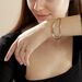 Bracelet Jonc Annie-france Plaqué Or Tricolore - Bracelets joncs Femme | Histoire d’Or